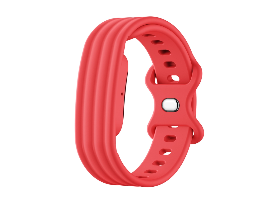 Pulseira Para Google Fitbit Air, Silicone Macio（vermelho）czhmart
