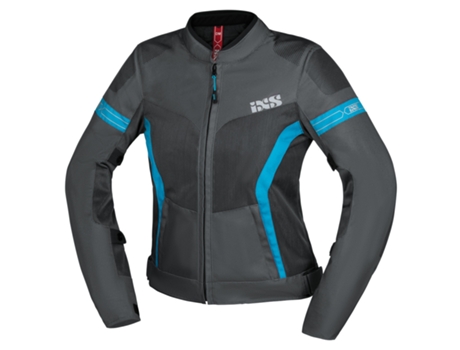 Blusão para Motociclismo para Mulher IXS (D3XL - Poliéster - Cinzento)