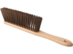 Escova Para Chaminé Com Cabo De Madeira 36cm, Ideal Para Limpeza De Chaminés Em Cantos Apertados, Vassoura Para