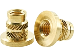 Porca De Inserção Latão M2 M2.5 M3 M4 M5 M6 M8, Cobre Com Flange