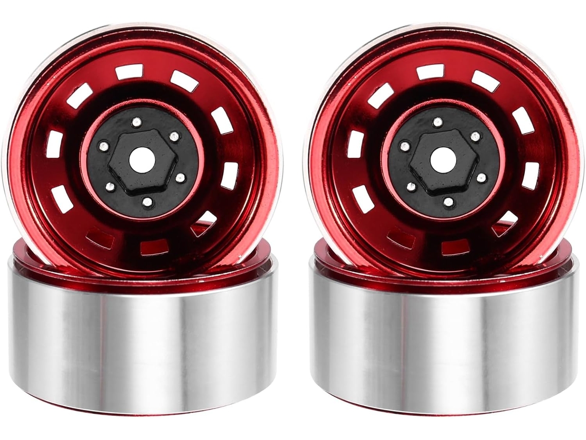 Rodas beadlock SFUSHOS, 1,9 polegadas, alumínio, para Trx4, Trx6, Axial, SCX10 II