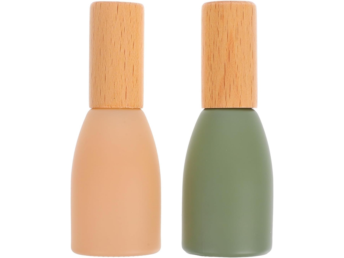 Conjunto de 2 Frascos Roll-on Recarregáveis de 10ml Para Óleos Essenciais.
