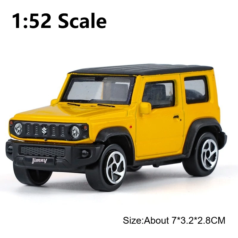 (jimny Amarelo) Escala 1:52 - Miniatura De Carro Jimny - Coleção De Miniaturas - Presente