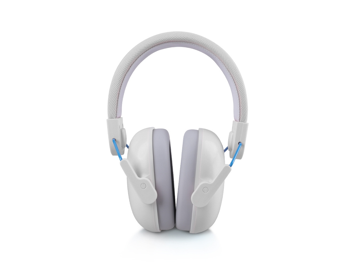 Protetor Auricular Redutor De Ruído Infantil Czhhmart, Ajustável E Dobrável Cinza