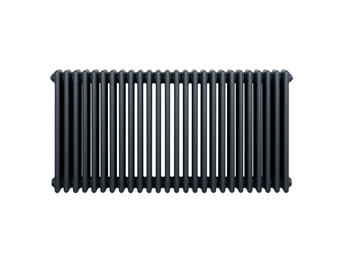 Radiador Horizontal 4 Colunas 600x1190 Mm - Cinza Antracite, Aço Carbono 1.5 Mm, 1512 W, Alta Eficiência, Fácil