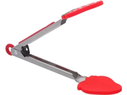 Pinça De Silicone Resistente Ao Calor Imikeya Com Pontas Aço Inoxidável, Trava De Segurança, Fácil De Limpar, Ideal Para