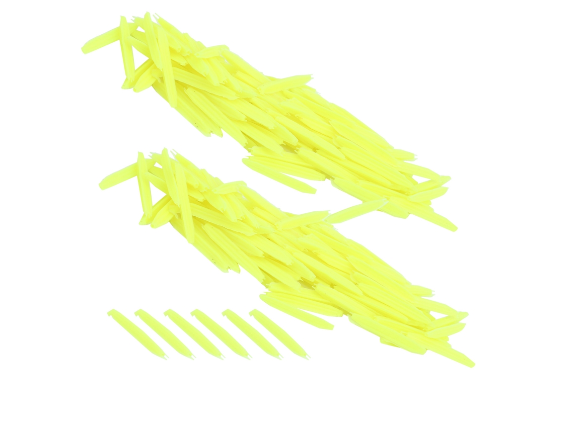 Flutuadores de Pesca de Caucho Danu26, Cauda Triangular, Amarelo