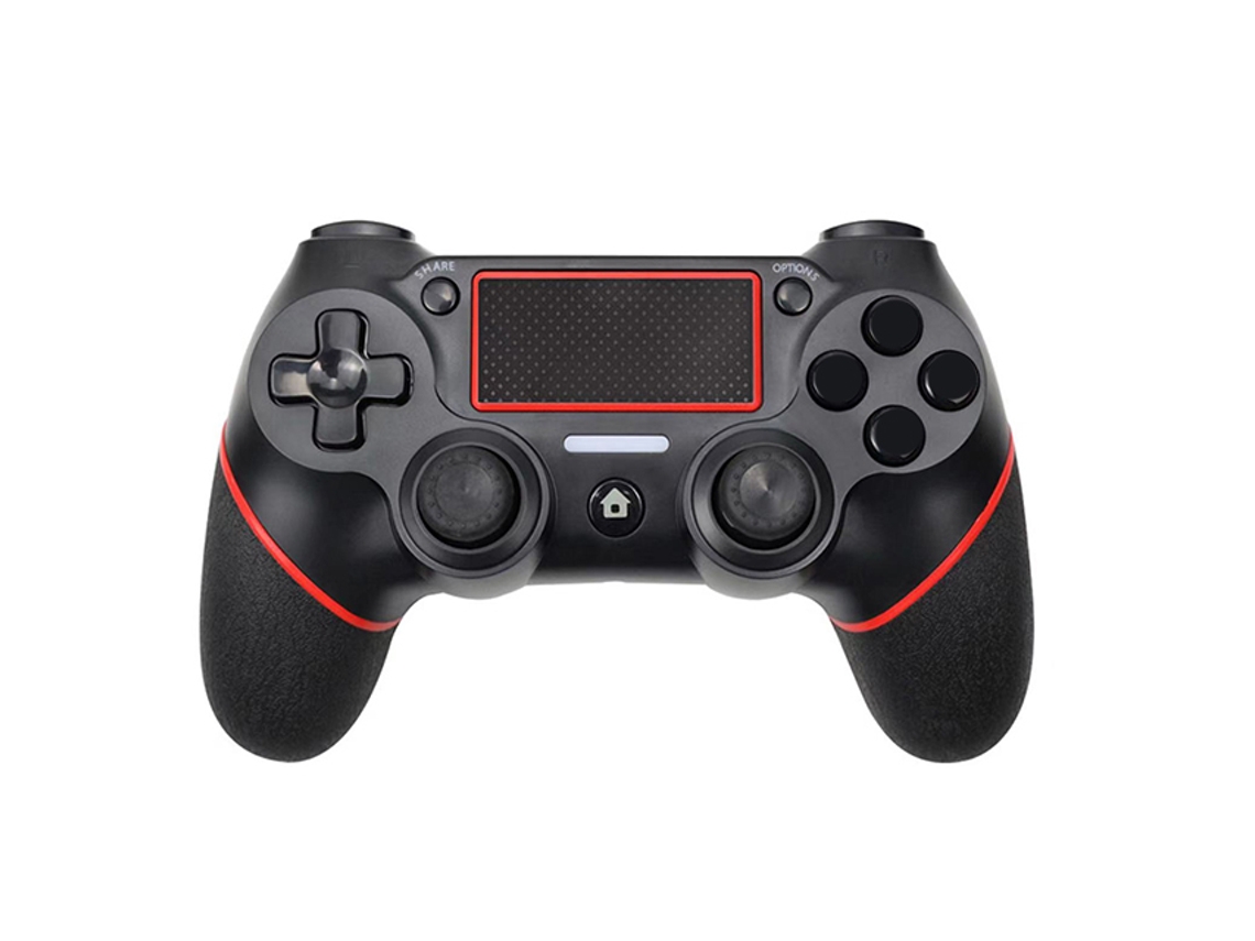 Controle Sem Fio MDUG compatível com USB e Bluetooth para dispositivos Sony (preto/vermelho)