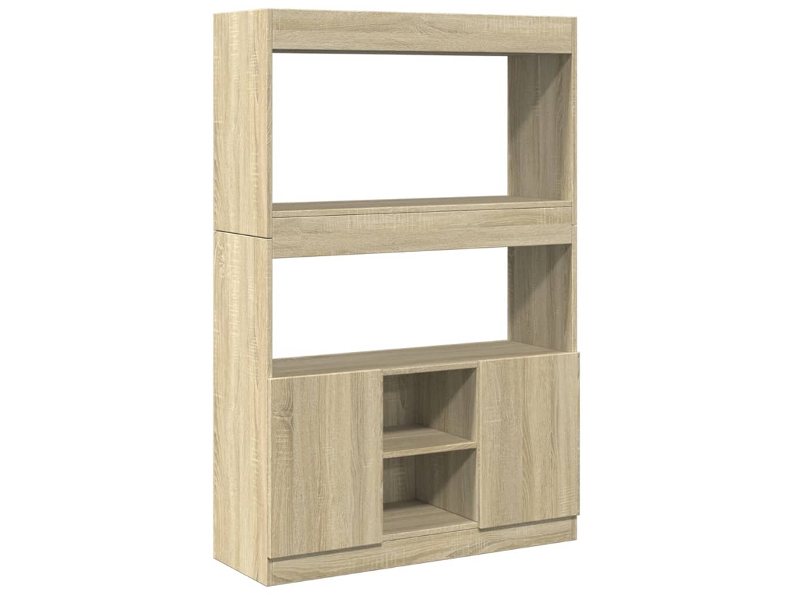 Highboard, Highboards Vidaxl Marrom Madeira Processada (n/a)