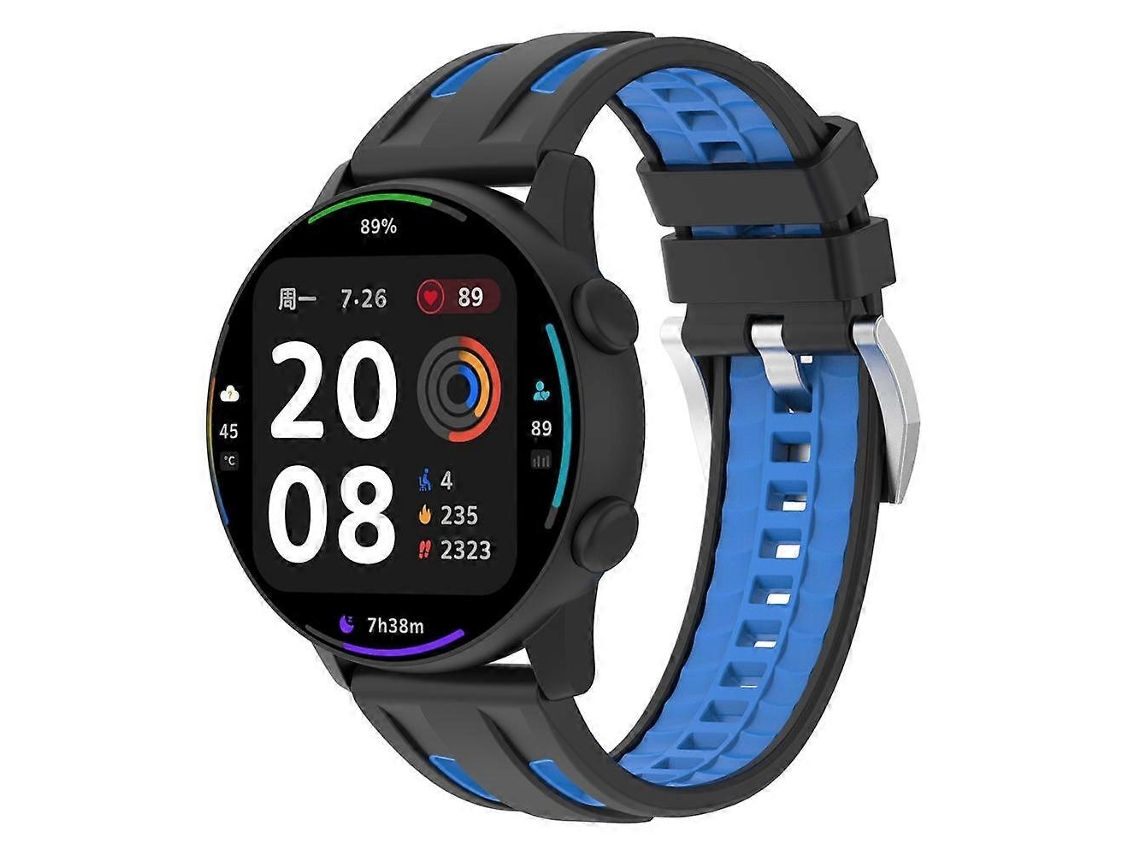 Pulseira Universal De Silicone Com Cabeça Plana E Duas Cores, Estilo Olho De Demônio.