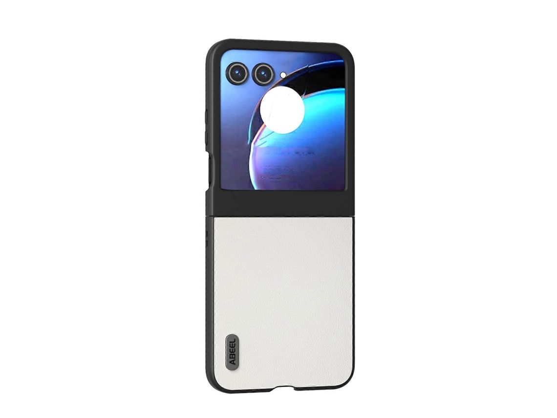 Capa De Telefone Elegante De Couro Abeel Para Motorola Razr 50