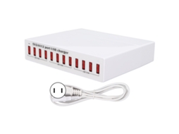 Carregador Usb (carregamento Multi-dispositivo De 12 Portas, Indicador Led De Desvio Inteligente)