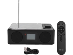 Leitor Cd Portátil Bluetooth Vikye, De De Mesa Recarregável Com Alto-falantes, Temporizador/controle Remoto