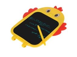 Tableta De Escritura Lcd Com Padrão De Frango Cartoon Para Crianças Pizarra De Desenho Monocromática