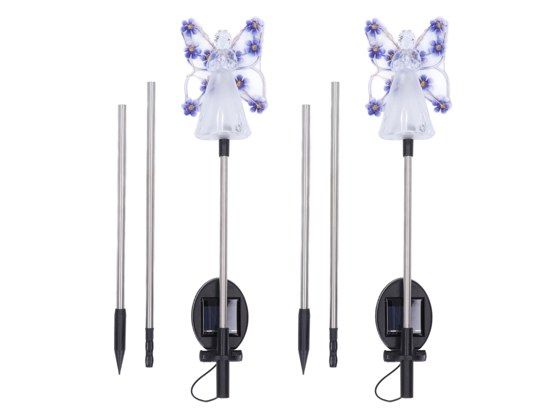 Conjunto de 2 Luminárias Solares de Anjo em Led CHABERLU