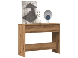 Mesa Consola 100x35x76,5cm Derivados Madeira Carvalho Artisiano Lovely Home