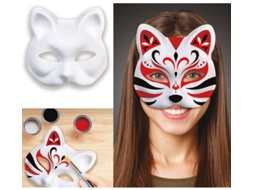 Máscara de gato para pintar para adulto
