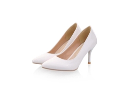 2026 sapatos de Salto Alto Elegantes Zogeer para Mulher, Verniz, Salto Fino 8cm, Cores Nude Preto Rosa Vermelho Branco, Ocasiões Office e Festas