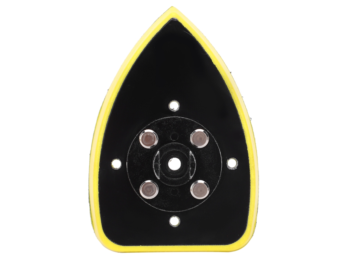 Disco de lixa triangular universal 70x100mm para lixadeiras, acessório para polimento e esmerilhamento.