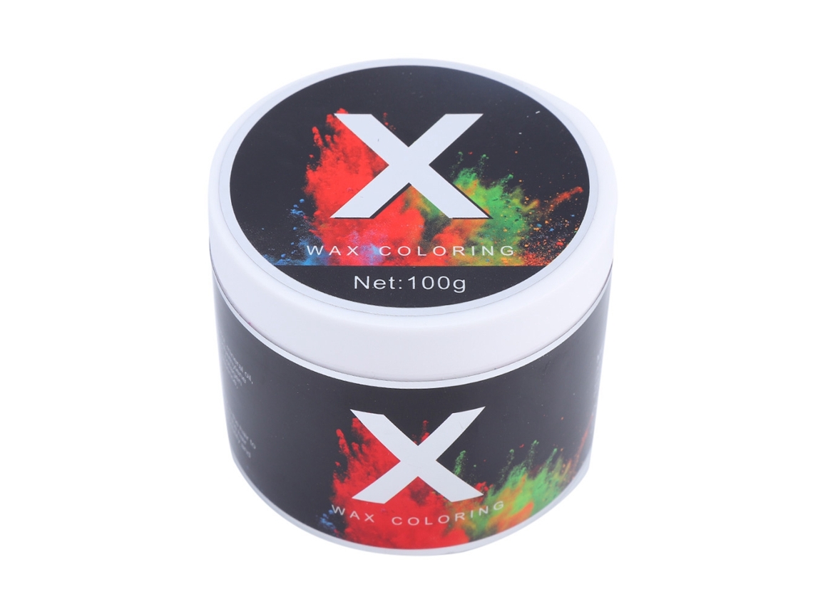 Cera De Cabelo Colorida Modeladora 100ml Pomada Descartável Para Tintura E Estilo (dourado)