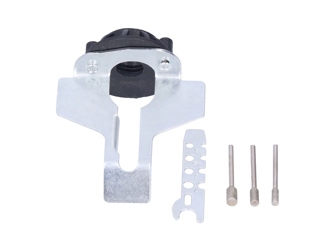 Adaptador De Furadeira Para Afiar Motosserras Kit De Ferramentas De Afiamento De Lâminas Com Guia E Lixa Rotatória