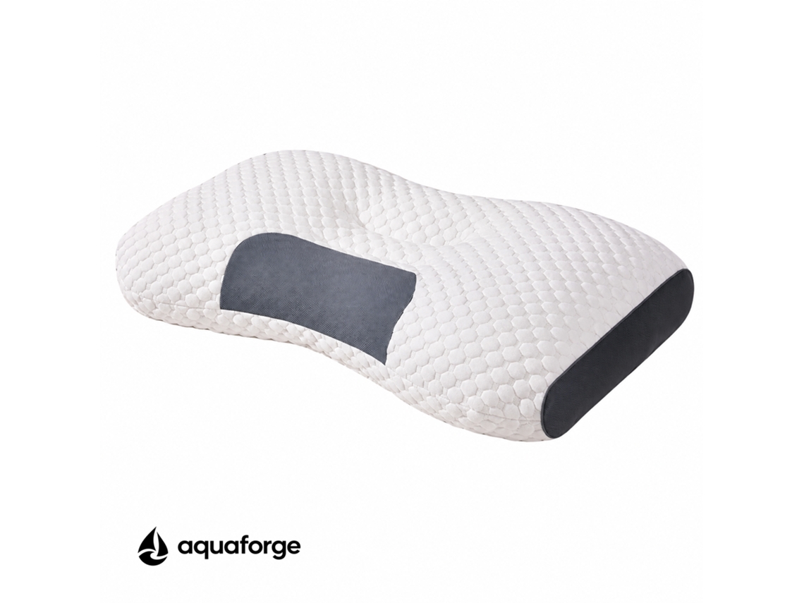 Almofada Cervical Ergonómica Poliéster Respirável