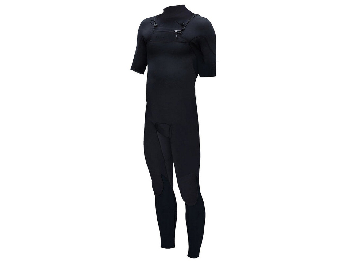 Fato Neoprene Manga Curta Zip Tórax Vault Steamer 2/2 Mm Preto Stzion