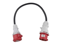 Adaptador de Energia Trifásico de 32a para 16a 400v para Máquinas Pesadas com Cabo de Mangueira À Prova D'água. CHARM
