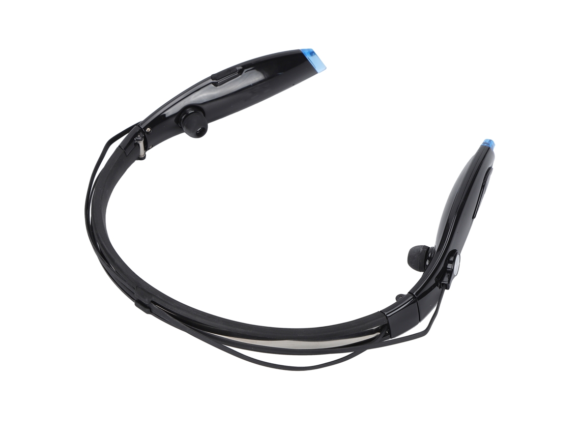 Aetheria fone de Ouvido Bluetooth de Colar Portátil para Exercícios com Design Dobrável e Bateria de Longa Duração