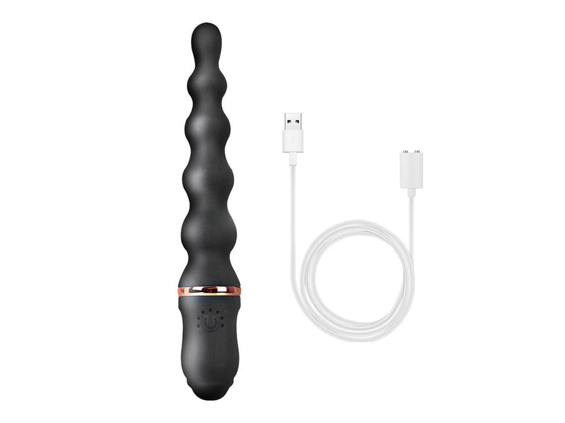 Vibrador De Massagem De Silicone Com 7 Modos De Vibrao Para Adultos (preto)