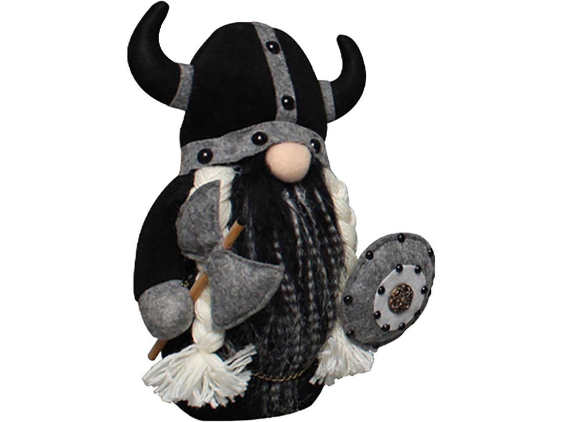 Boneco Anão Genérico Anão Gladiador, Elfo Sem Rosto, Estatueta Artesanal com Acabamento Impecável Decoração de Natal, CHABERLU