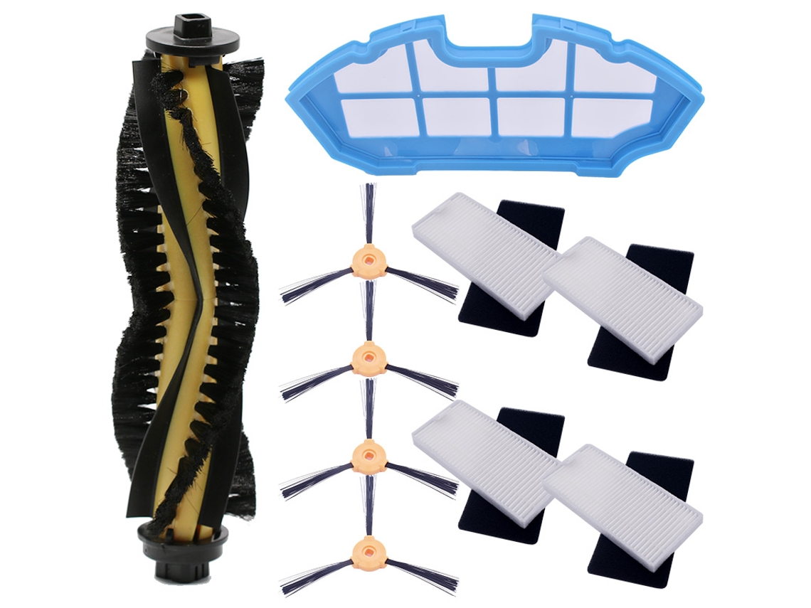 Escova principal e filtro Hepa e substituição de escova lateral para aspirador Ecovacs Deebot N79