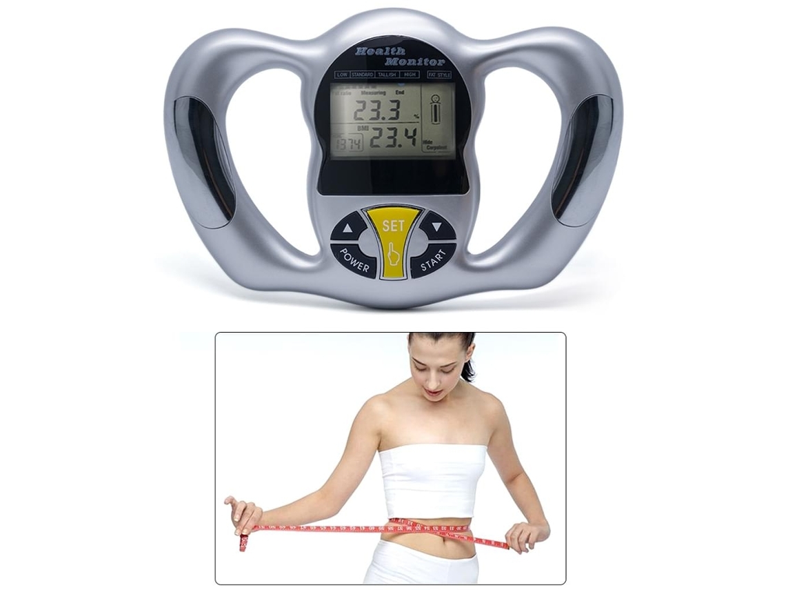 Analisador De Gordura Corporal Portátil, Monitor Digital Com Lcd*