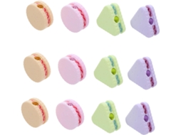 Conjunto de 36 Mini Biscoitos Kawaii para Crianças em Idade Escolar Portátil, 36 M, para Material Escolar CHABERLU