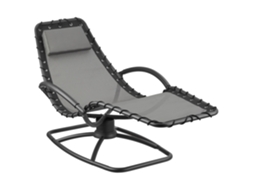 Toulon Garden Espreguiçadeira Ergonômica, Função Oscilante Tectake