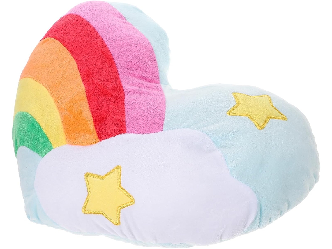 Iplusmile 1 Almofada Coração Arco, Íris, Almofada Decorativa De Pelúcia Macia Para Sofá, Suporte Confortável E