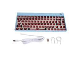 Kit de DIY de Teclado Mecânico LAXISCREED retroiluminado RGB, hot swappable, tri mode | LAXISCREED