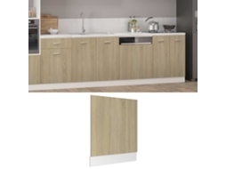 Vidaxl Painel Máquina Lavar Louça “lyon” 59,5x3x67 Cm Carvalho