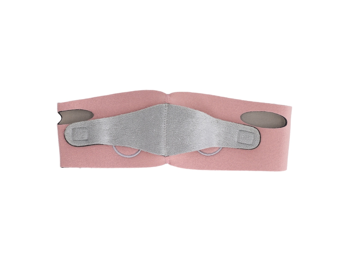 Cinta Reafirmante Facial Em Forma De V Para Emagrecer O Rosto Suave E Transpiravel Tamanho M Rosa