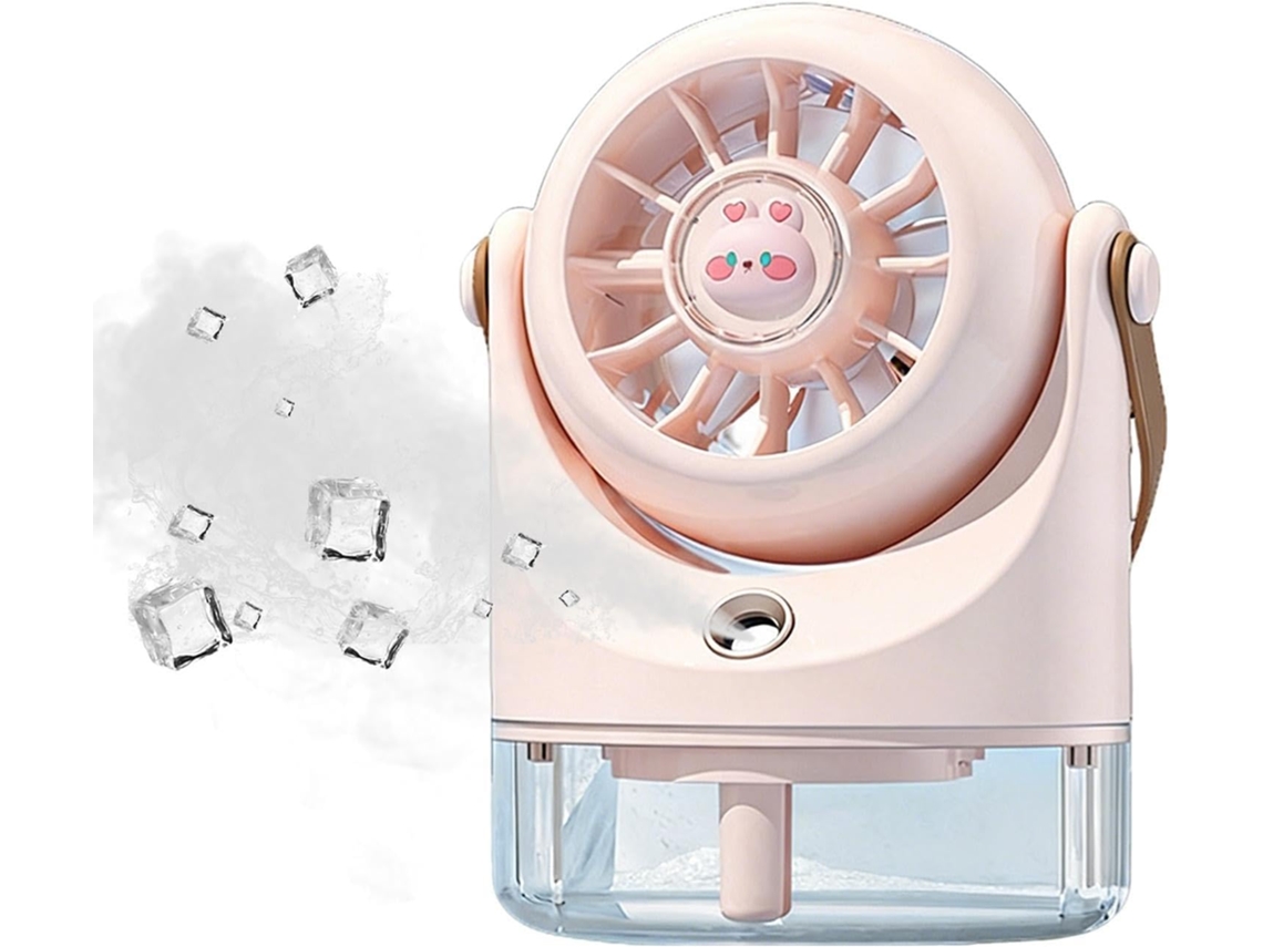 Luminária De Mesa Com Ventilador Usb E Clipe Para Aromas, Em Plástico