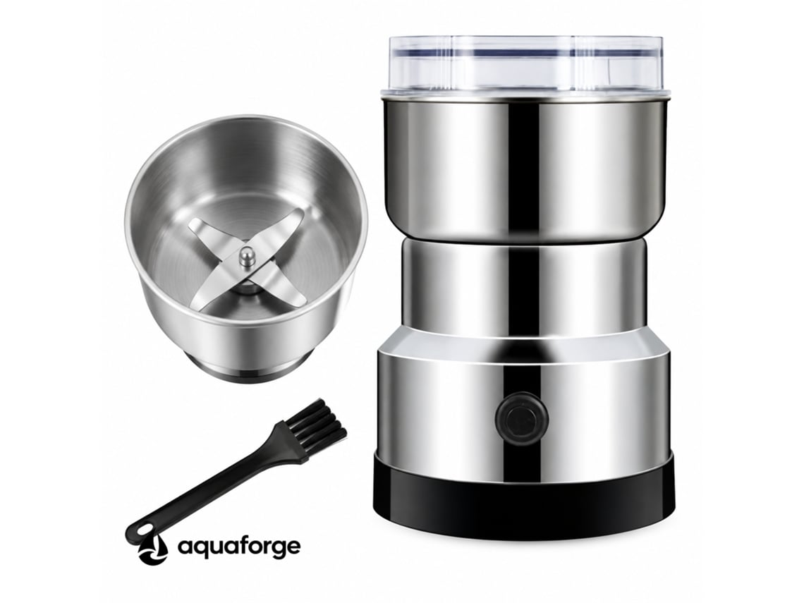 Moinho Elétrico Aquaforge Com 0,3 L E Aço Inoxidável Para Grãos E Especiarias