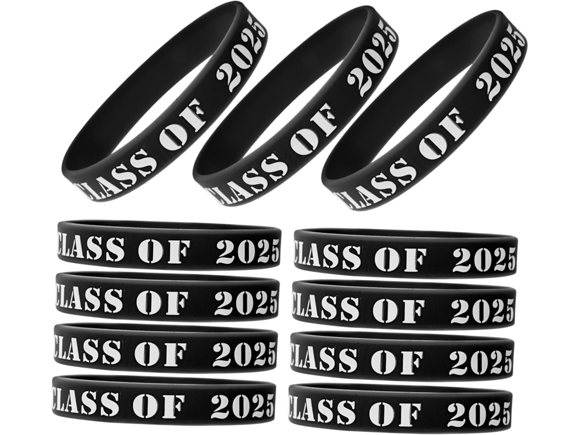 Lalafina Conjunto De 25-pulseiras Decorativas E Reutilizáveis Para Formaturas, Festas E Eventos Escolares