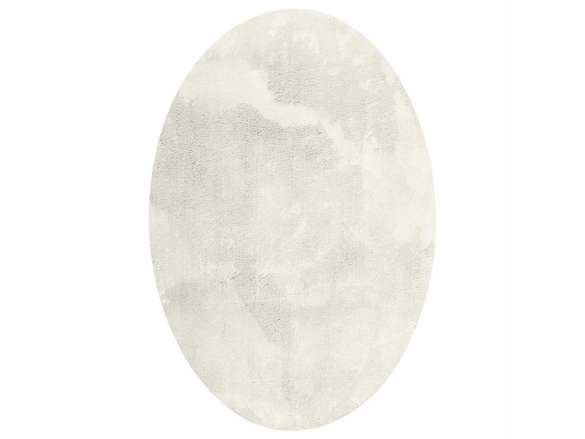 Conjunto 1 Tapete De Poliéster Vidaxl Creme Poliéster (140 X 200 Cm)