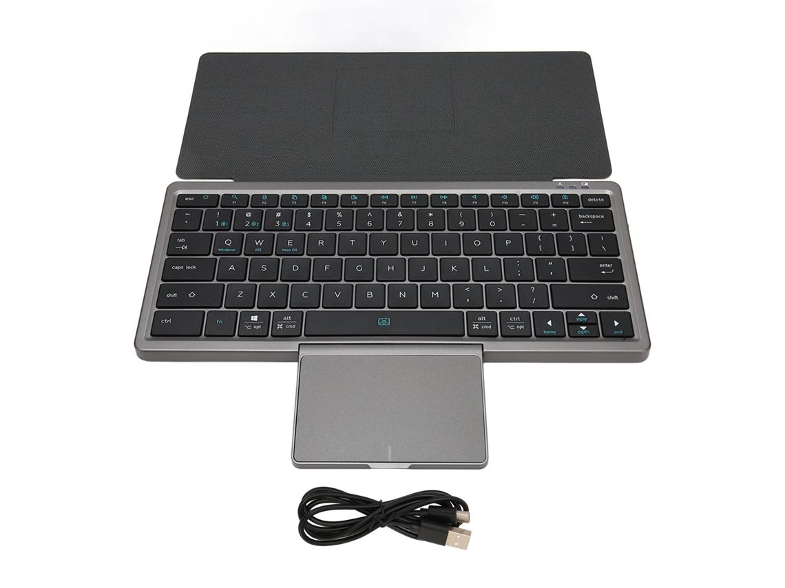 Aetheria capa de Teclado para Tablet com Touchpad Desacoplável Modo de Operação Simultânea Cinza Ferro