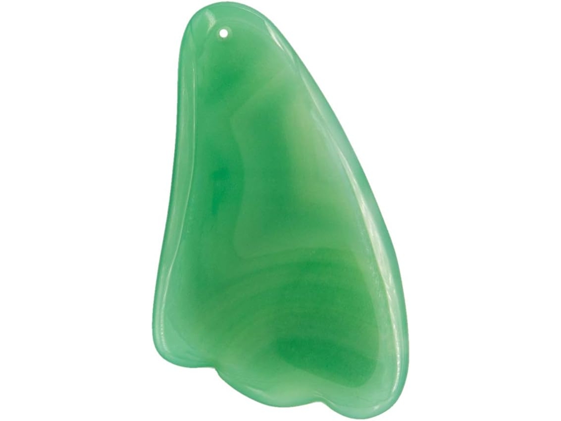 Placa de Raspagem em Forma de Chifre de Jade Correção e Proteção Do Corpo