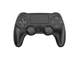 Controle de jogo MDUG sem fio com giroscópio de 6 eixos, sensível ao toque e vibração dupla (preto)