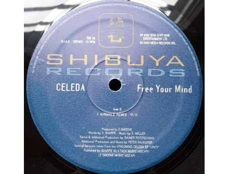 Vinil Free Your Mind Shibuya Records