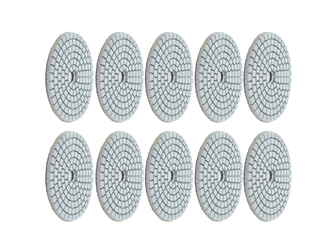 10 Peças Disco De Polimento De Diamante Úmido 3 Polegadas 1500 Grit Para Granito Mármore Acessórios De Polidor