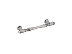 Puxador para Móveis em Zamac Distância Central 96mm Prata Antiga Brilhante Conjunto de 6 HARDWAREXCHANGE
