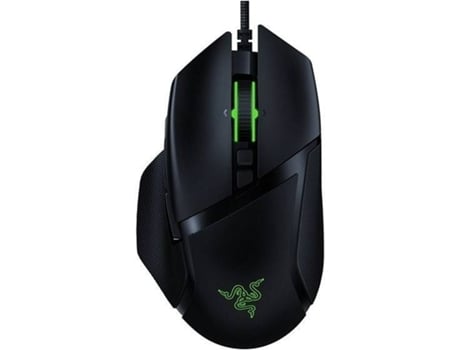 Rato Gaming RAZER Basilisk V2 — 2 zonas de iluminação Razer Chroma, Onze botões programáveis, Paddle multifuncional substituível, Cabo Speedflex de 2,1 m / 7 pés